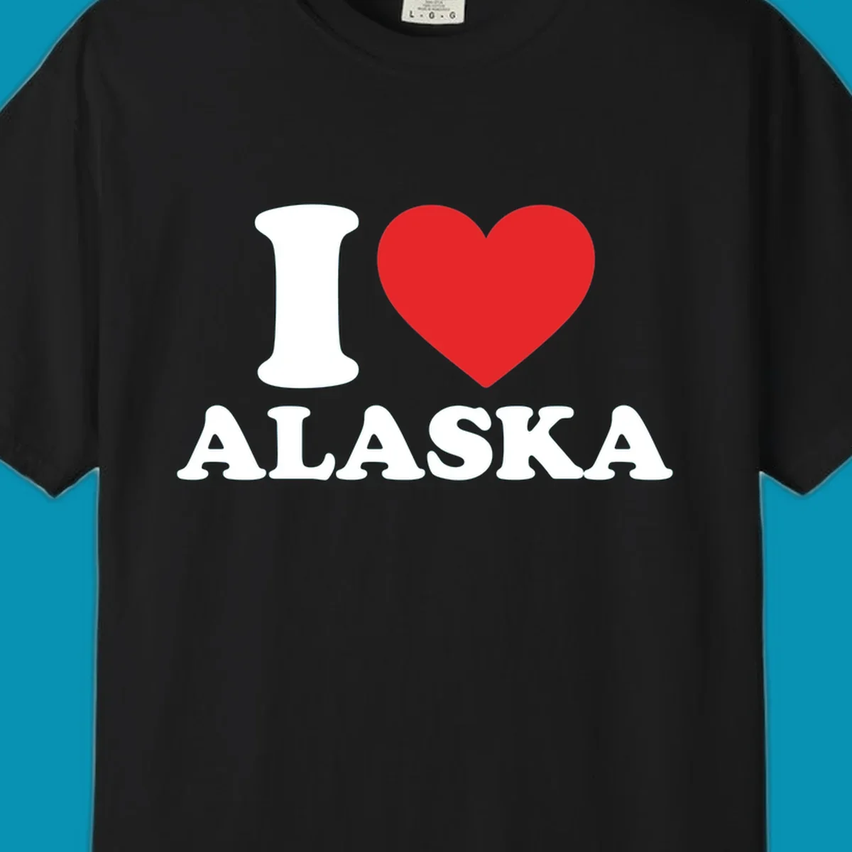 Solid red heart on white background, simple love symbol design for cruise apparel
