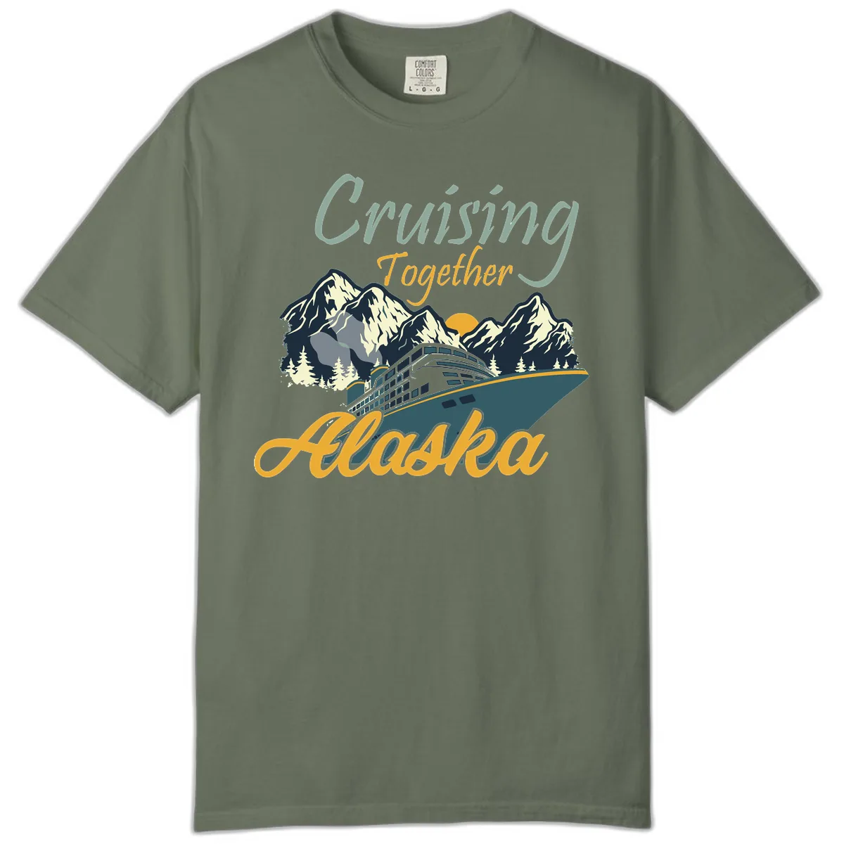 Cruising Together Alaska Comfort Color in Moss
