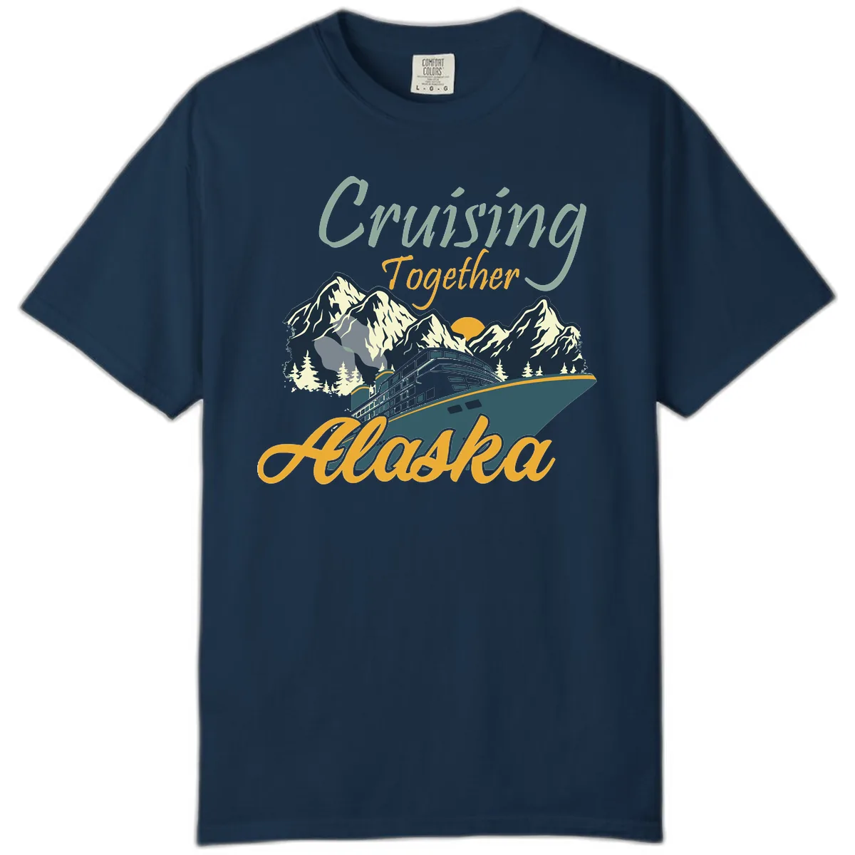 Cruising Together Alaska Comfort Color in True Navy