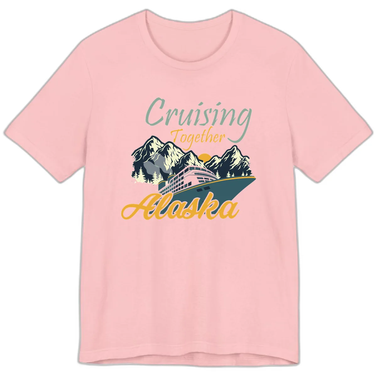 Cruising Together Alaska Premium T-Shirt in Pink