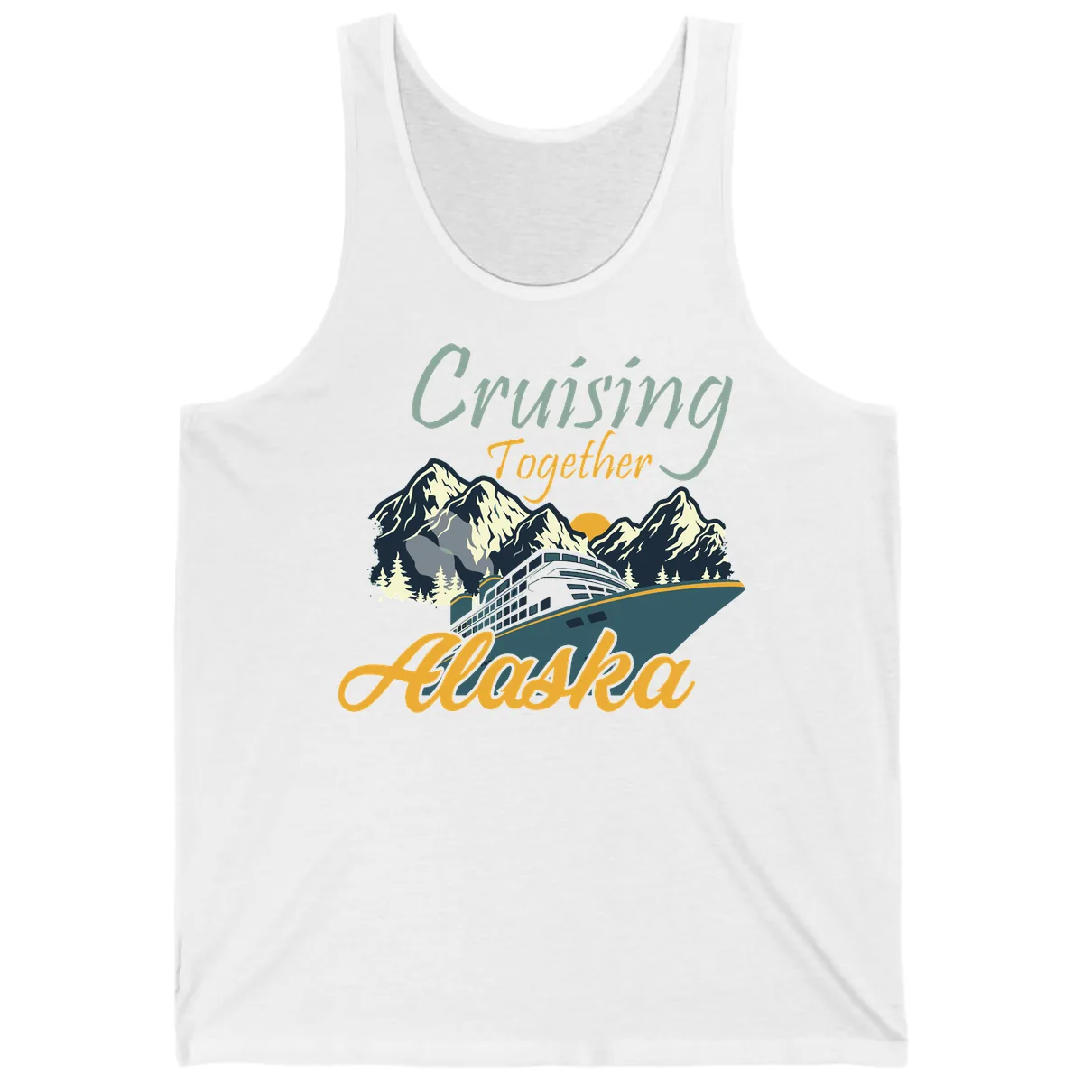 Cruising Together Alaska Tank in White