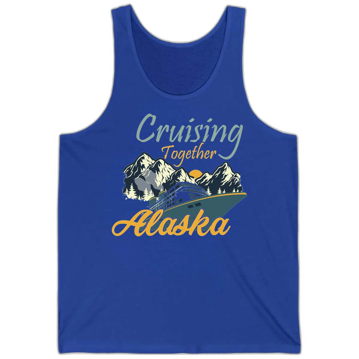Cruising Together Alaska Tank in True Royal
