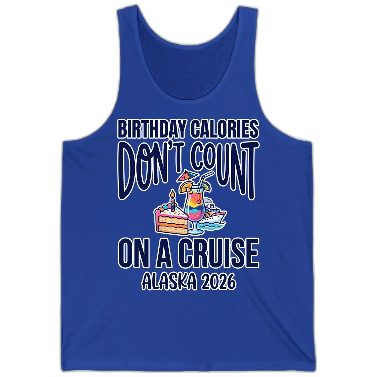 Birthday Calories Don't Count On A Cruise Tank in True Royal
