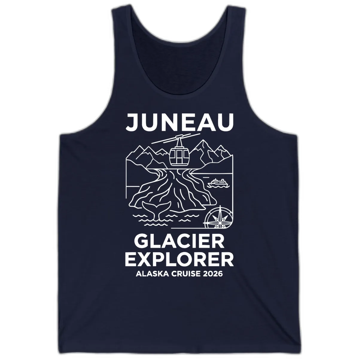 Juneau Glacier Explorer Alaska Cruise Tank in Navy