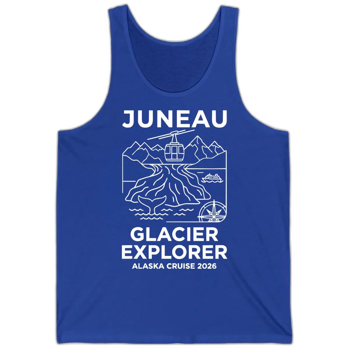 Juneau Glacier Explorer Alaska Cruise Tank in True Royal