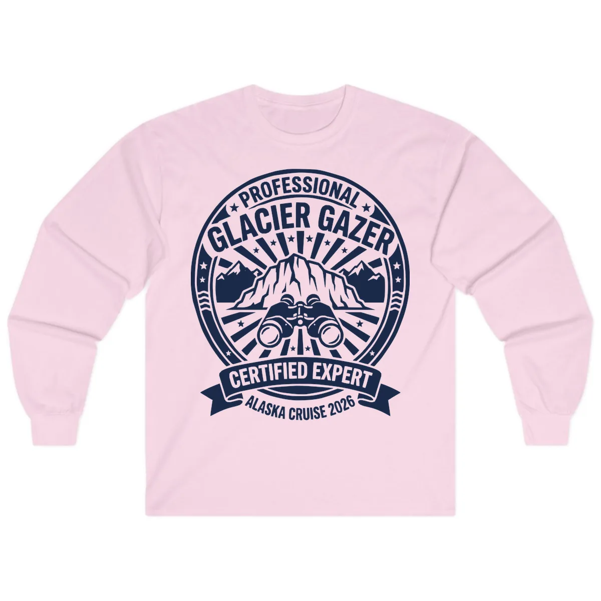Professional Glacier Gazer Certified Expert Long Sleeve in Light Pink