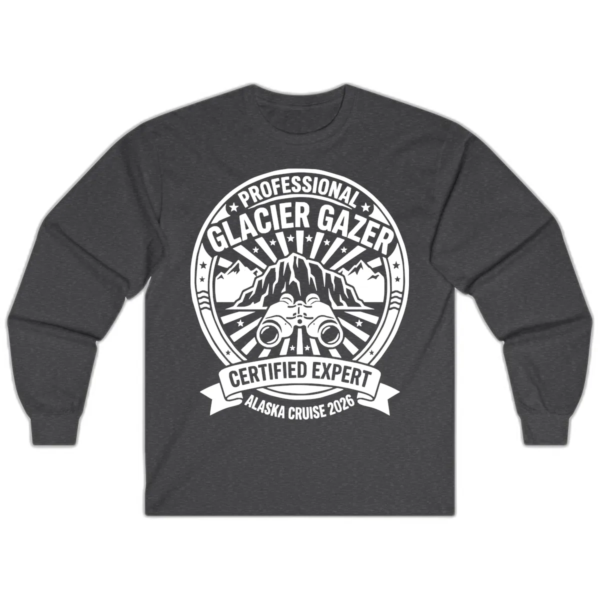 Professional Glacier Gazer Certified Expert Long Sleeve in Dark Heather