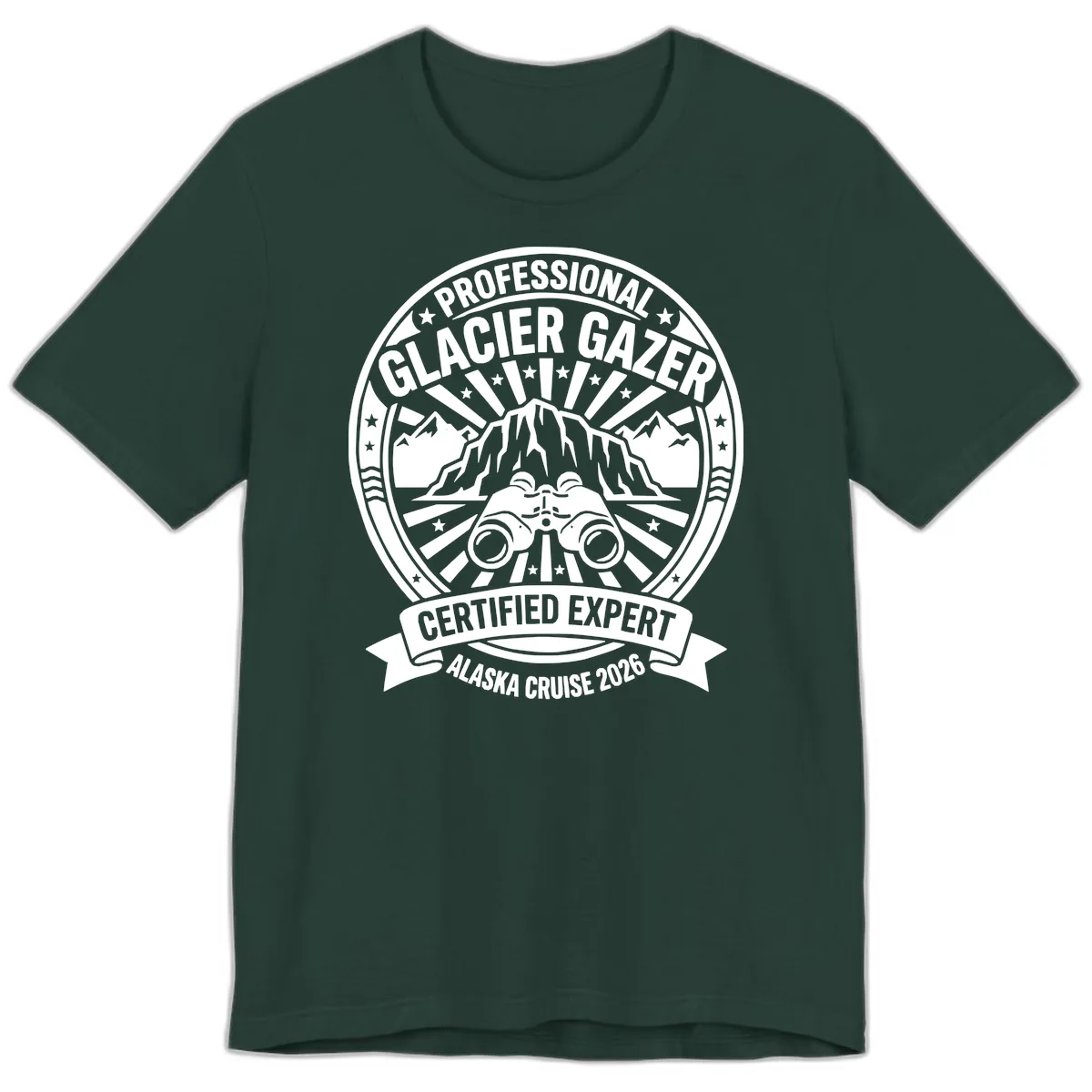 Professional Glacier Gazer Certified Expert Premium T-Shirt in Forest