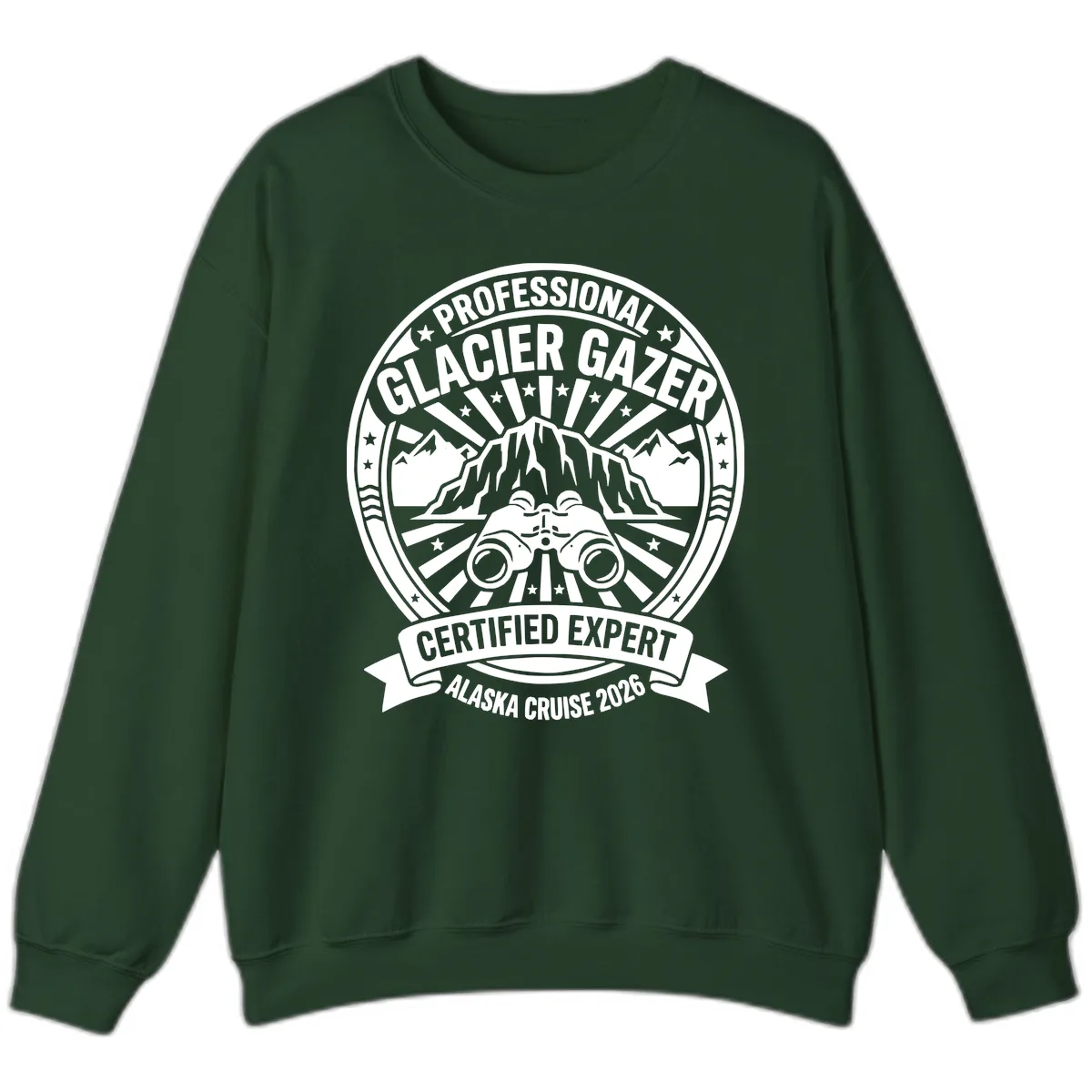 Professional Glacier Gazer Certified Expert Sweatshirt in Forest Green