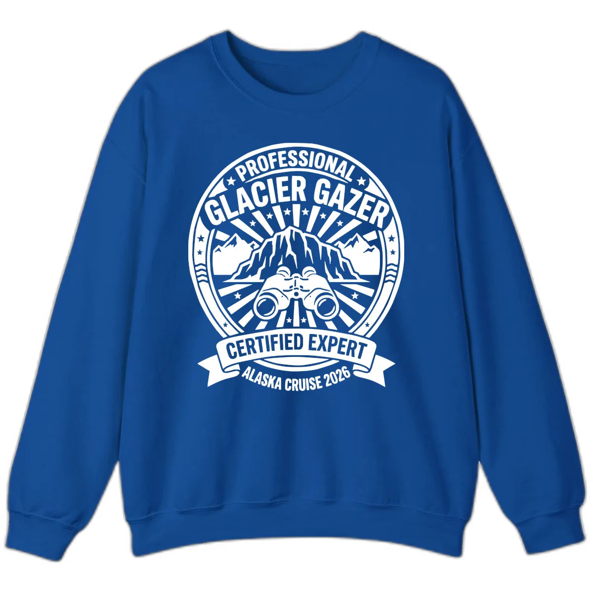 Professional Glacier Gazer Certified Expert Sweatshirt in Royal