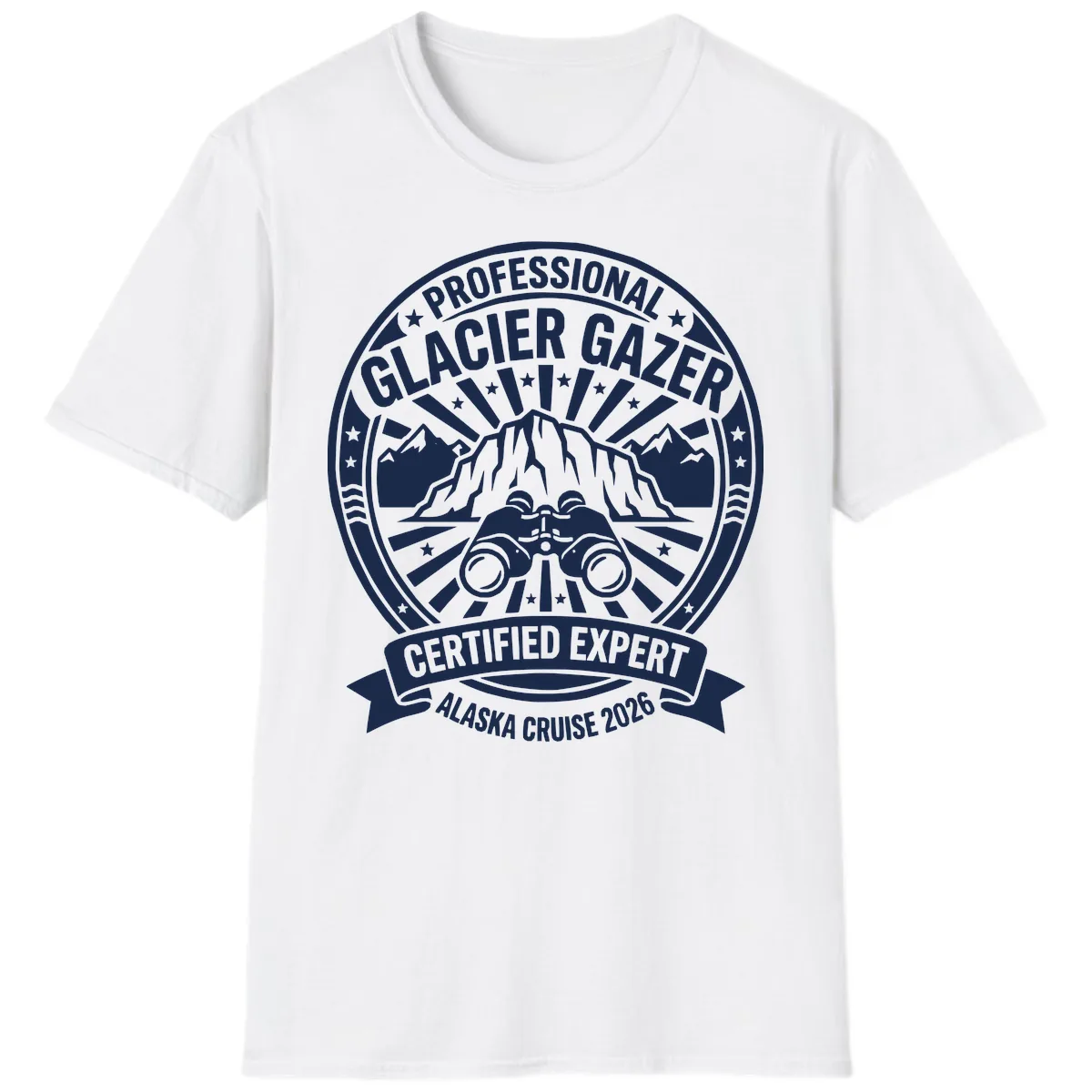 Professional Glacier Gazer Certified Expert T-Shirt in White