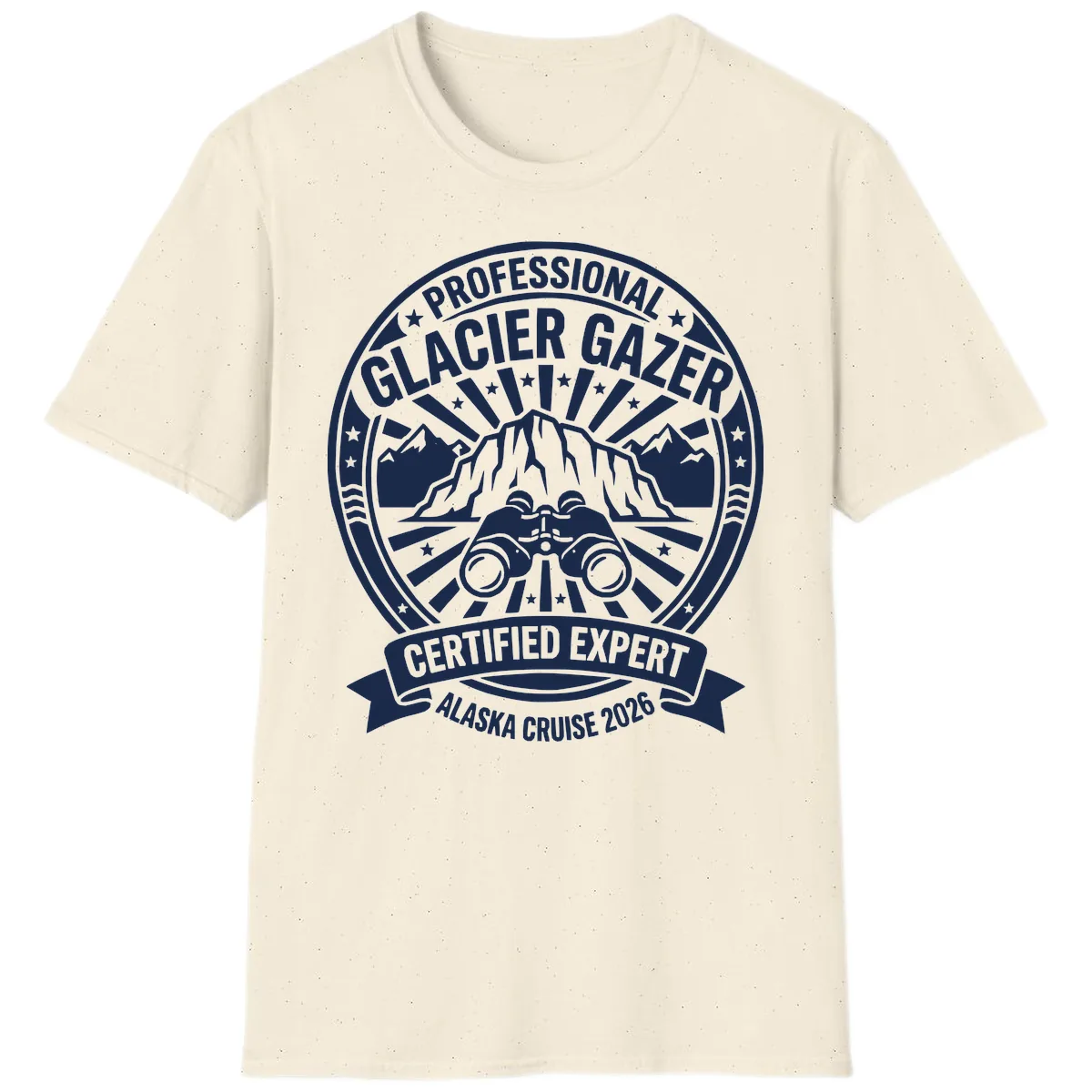 Professional Glacier Gazer Certified Expert T-Shirt in Natural