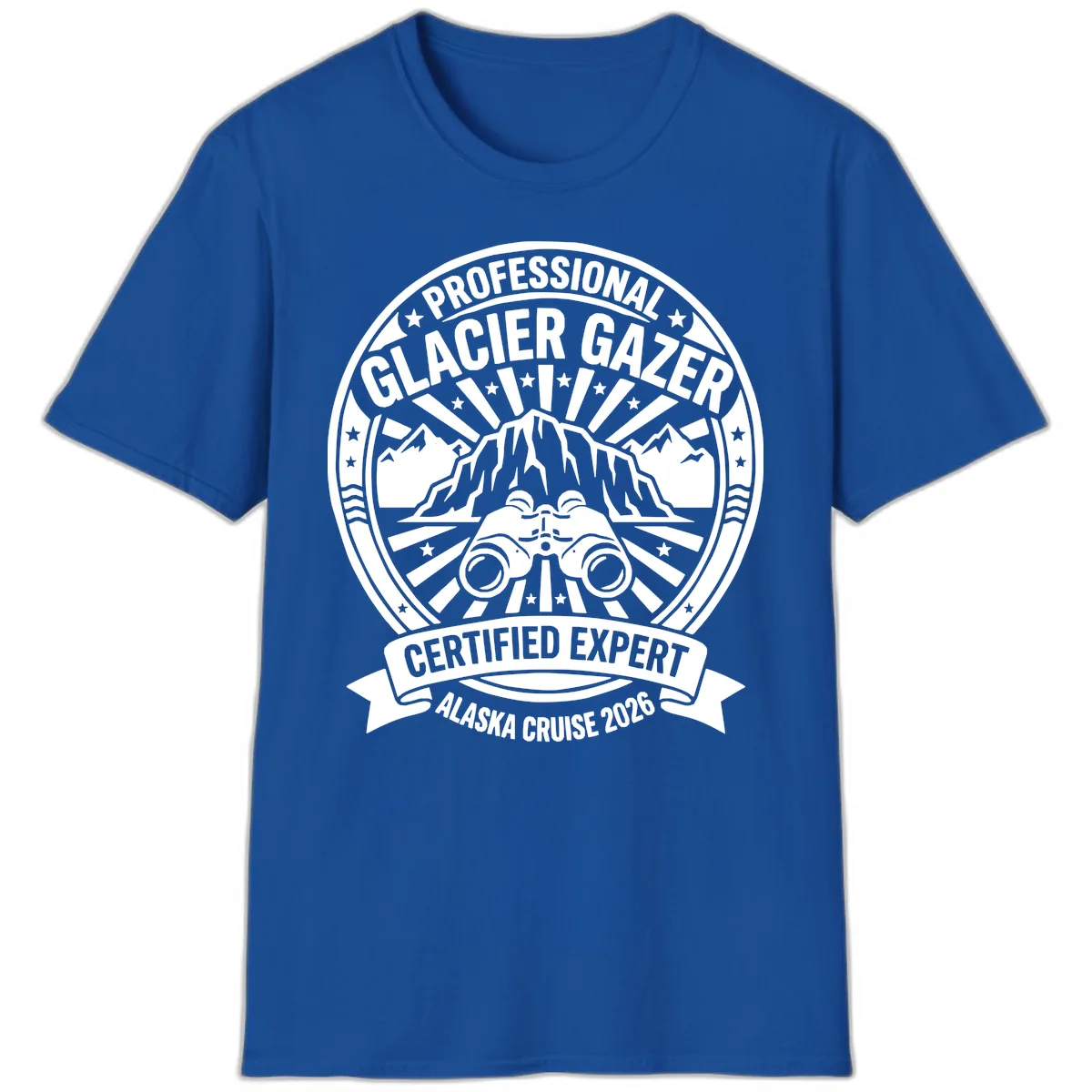 Professional Glacier Gazer Certified Expert T-Shirt in Royal