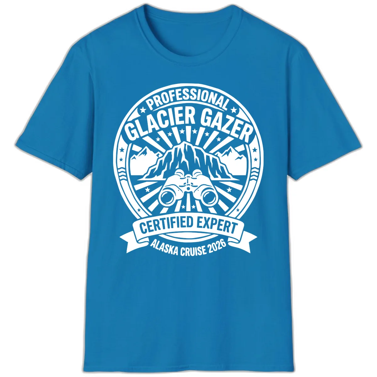 Professional Glacier Gazer Certified Expert T-Shirt in Sapphire