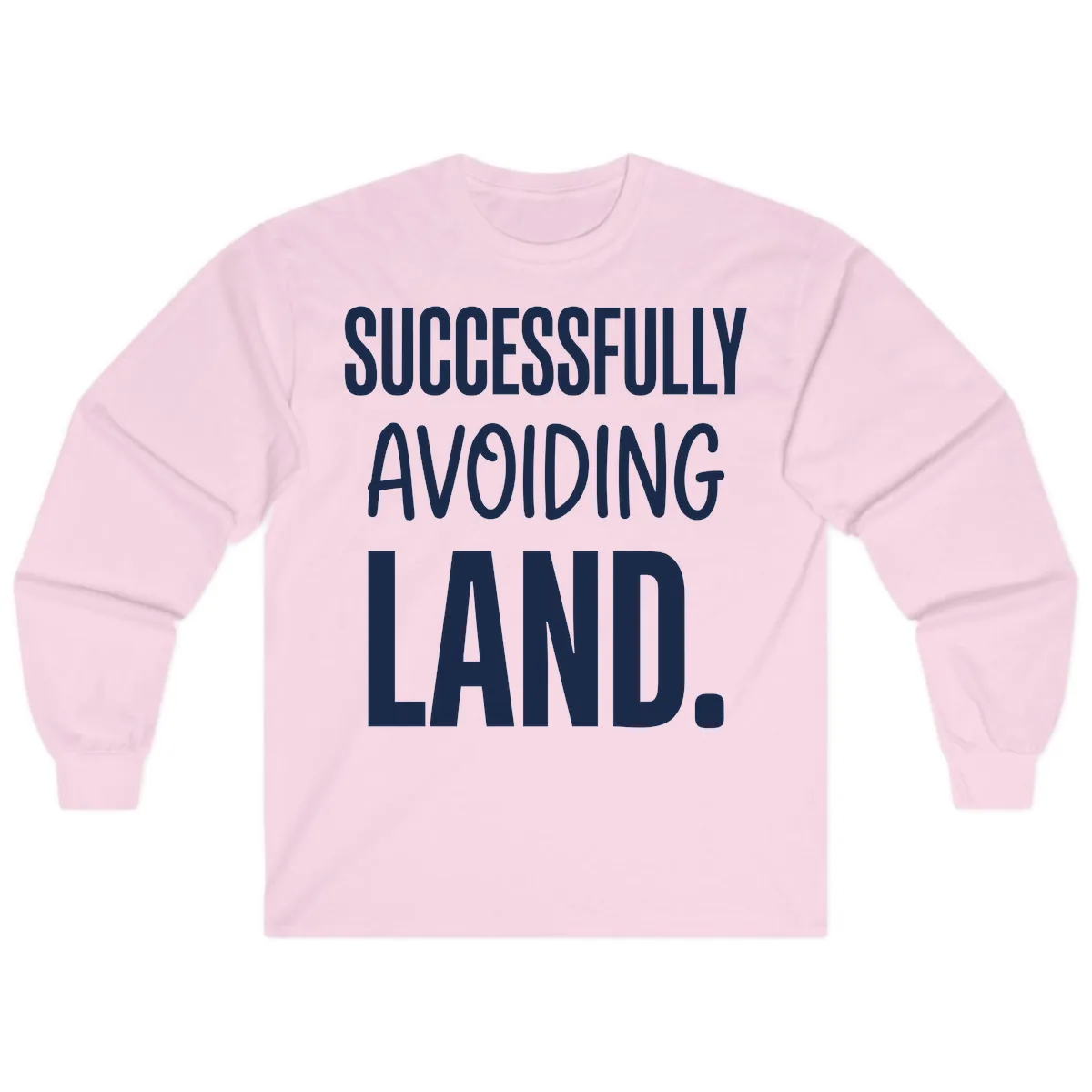 Successfully Avoiding Land Long Sleeve in Light Pink