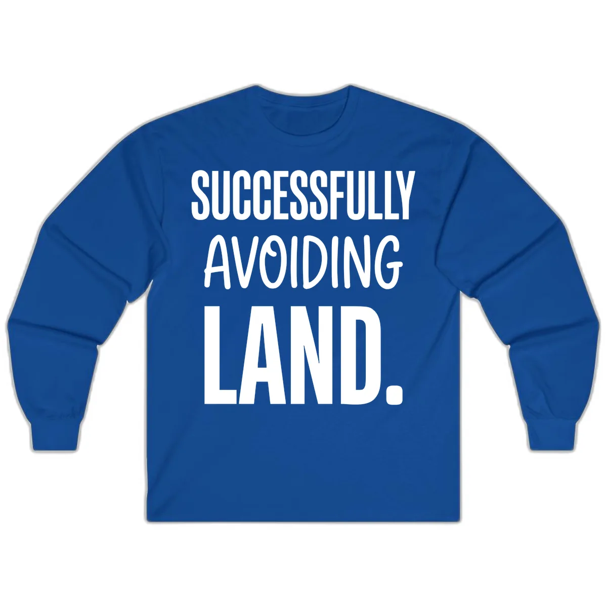 Successfully Avoiding Land Long Sleeve in Royal