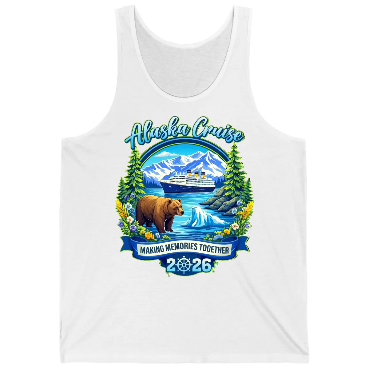 Alaska Cruise Making Memories Together 2026 Tank in White