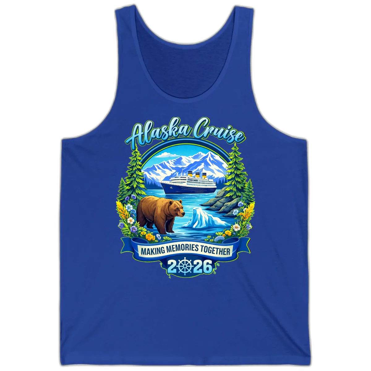 Alaska Cruise Making Memories Together 2026 Tank in True Royal