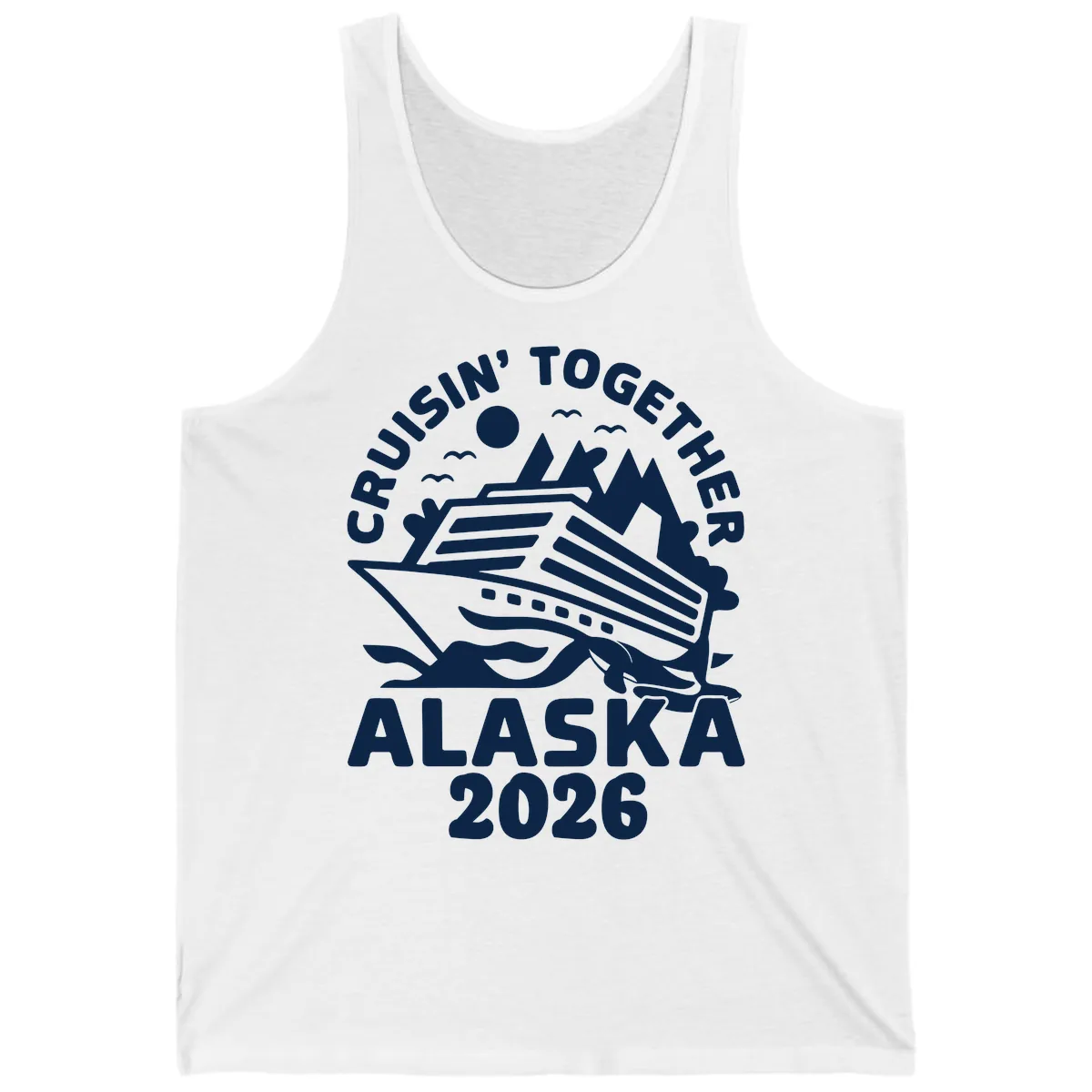 Cruisin' Together Alaska 2026 Scenic Tank in White