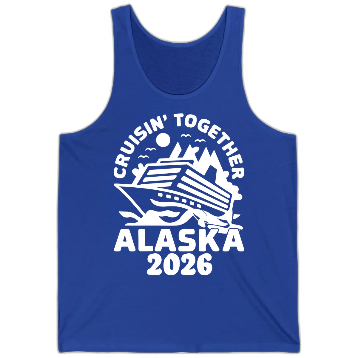 Cruisin' Together Alaska 2026 Scenic Tank in True Royal