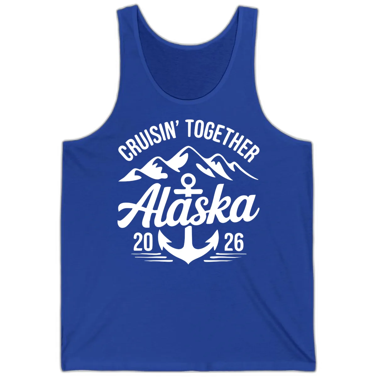 Cruisin' Together Alaska 2026 Anchor Design Tank in True Royal