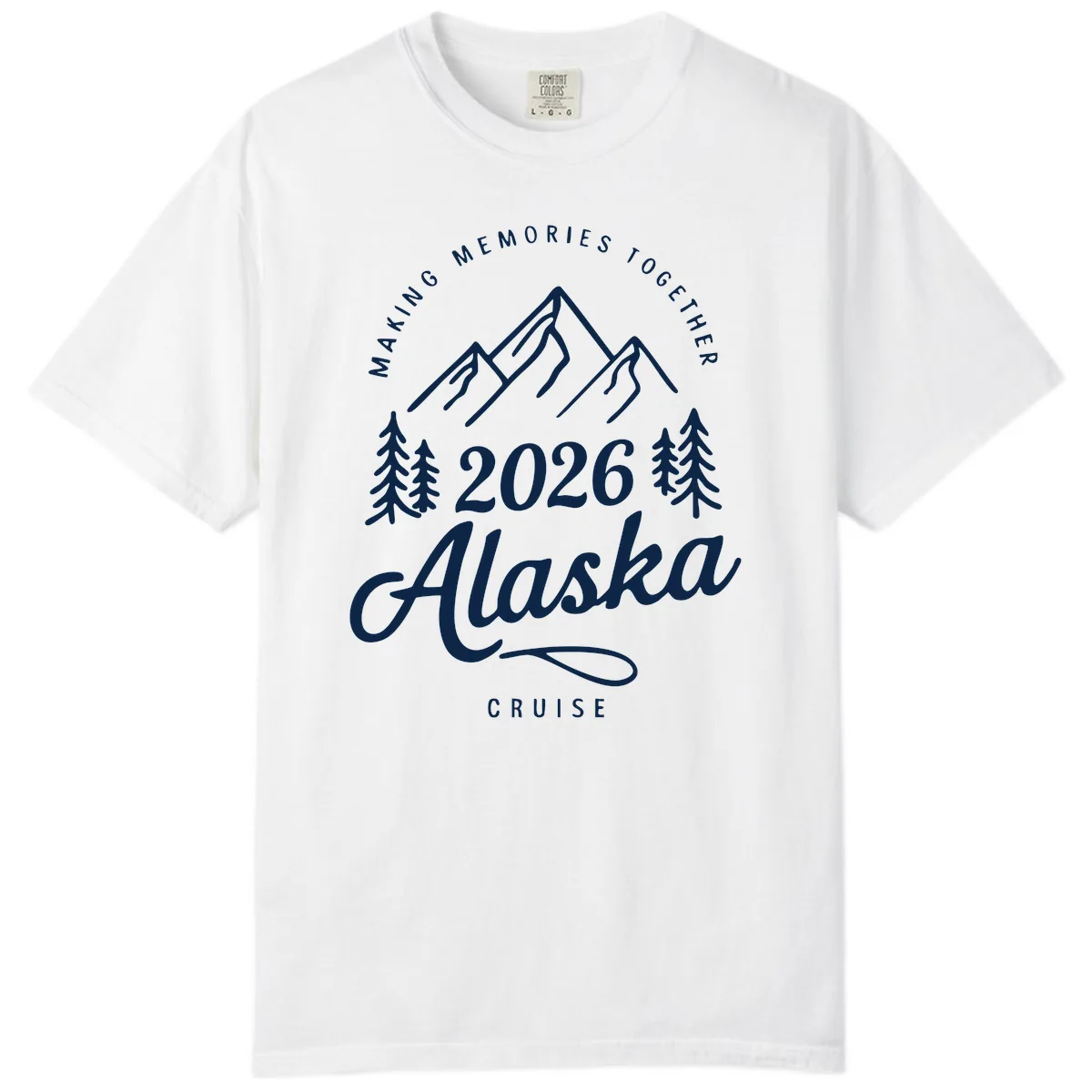 Making Memories Together Alaska Cruise 2026 Design Comfort Color in White