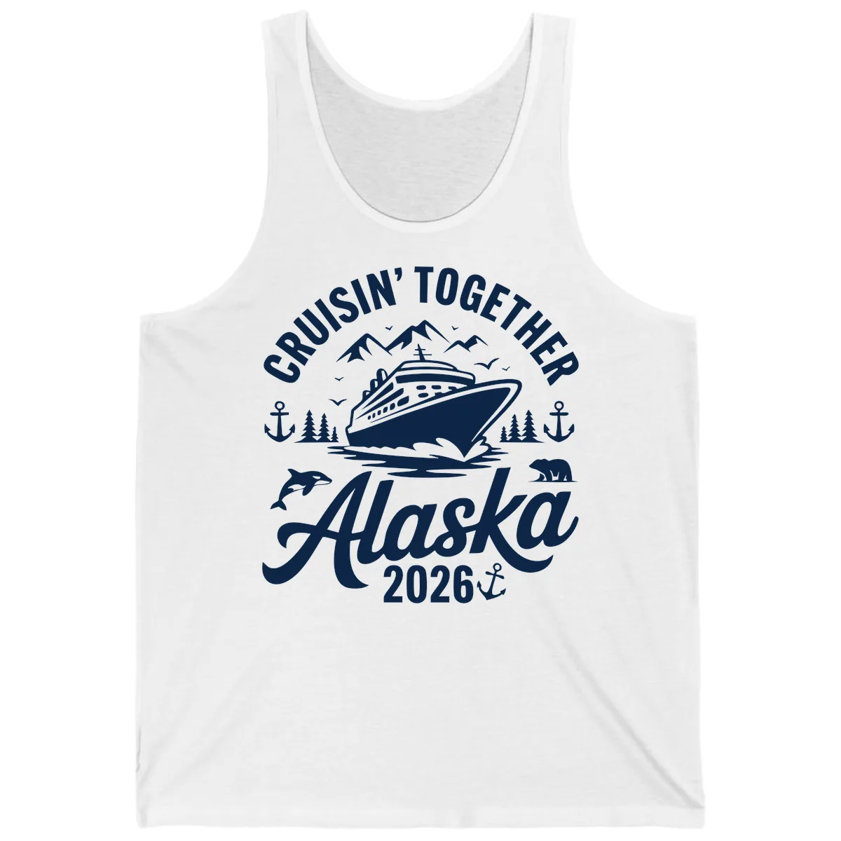 Cruisin' Together Alaska Adventure 2026 With Wildlife Tank in White