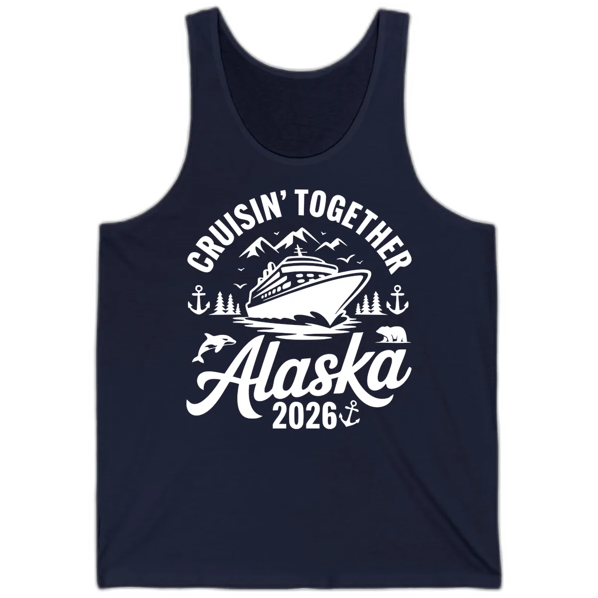 Cruisin' Together Alaska Adventure 2026 With Wildlife Tank in Navy