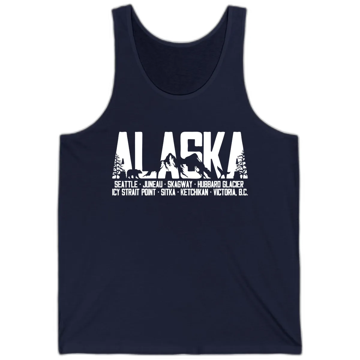 Scenic Alaska Cruise Ports and Itinerary Tank in Navy