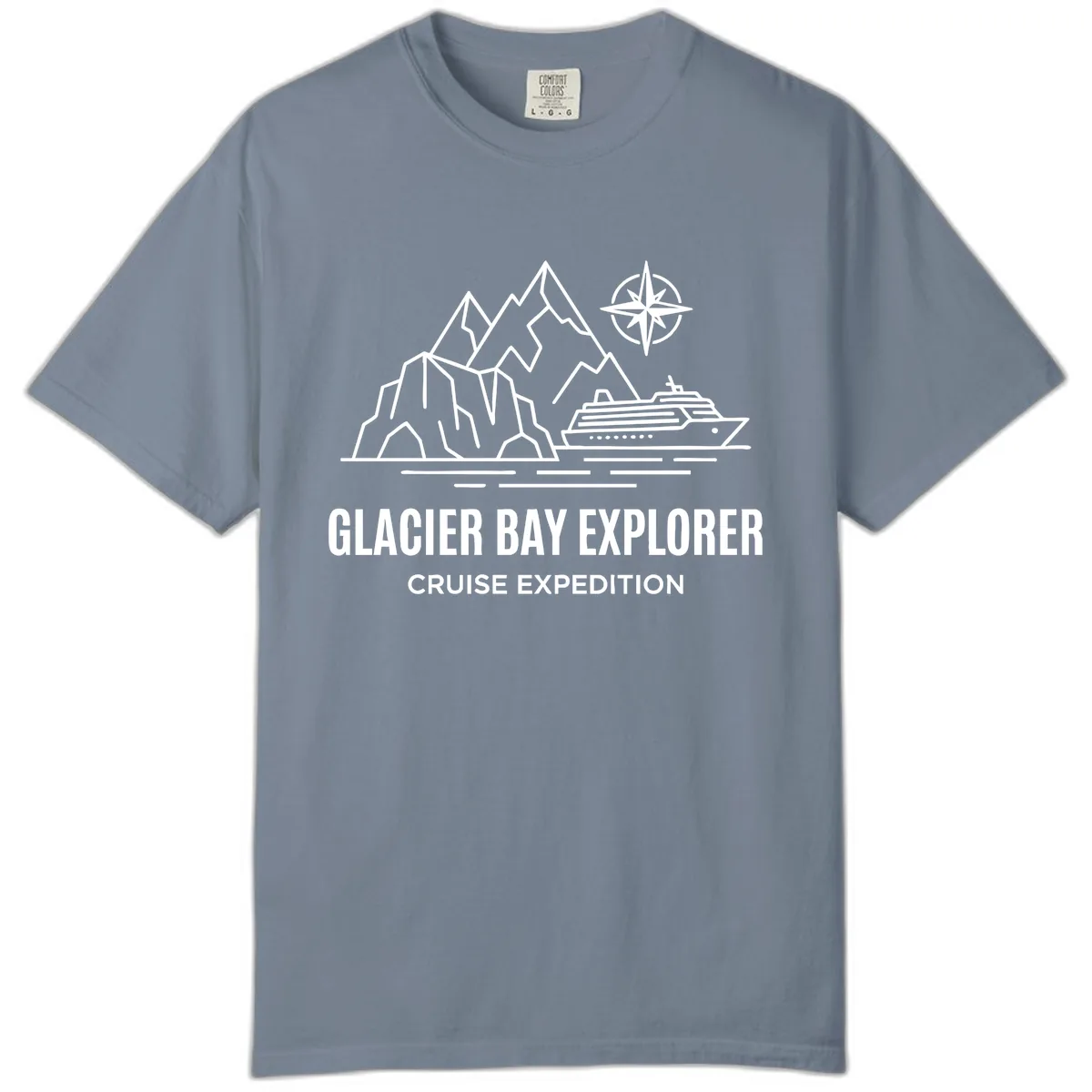 Glacier Bay Explorer Cruise Expedition Scenic Design Comfort Color in Blue Jean
