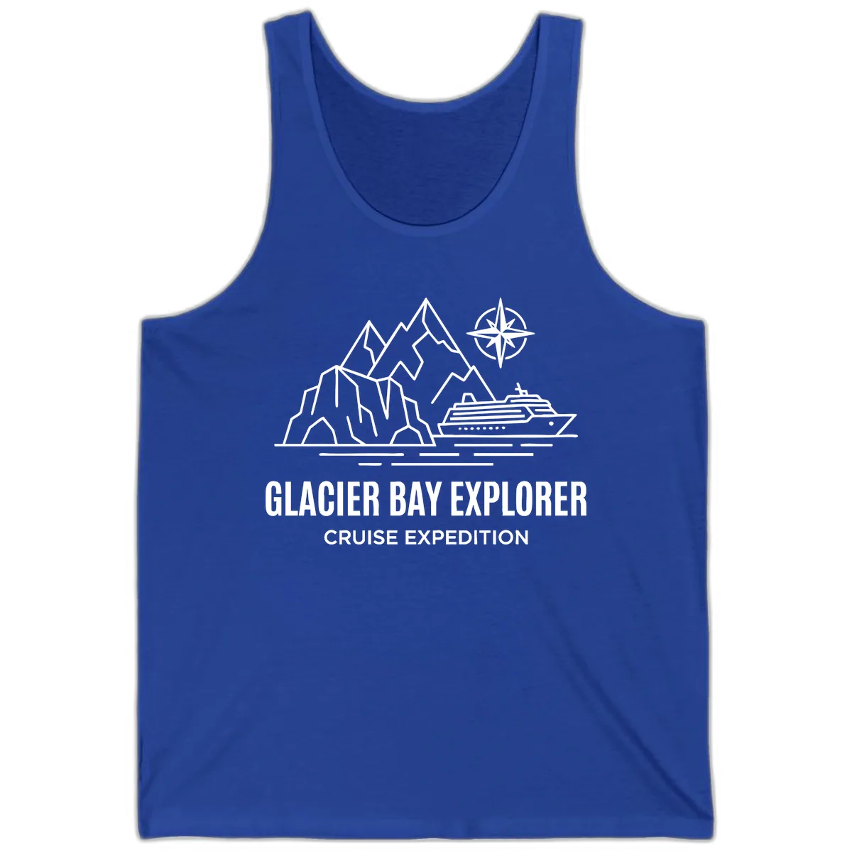 Glacier Bay Explorer Cruise Expedition Scenic Design Tank in True Royal