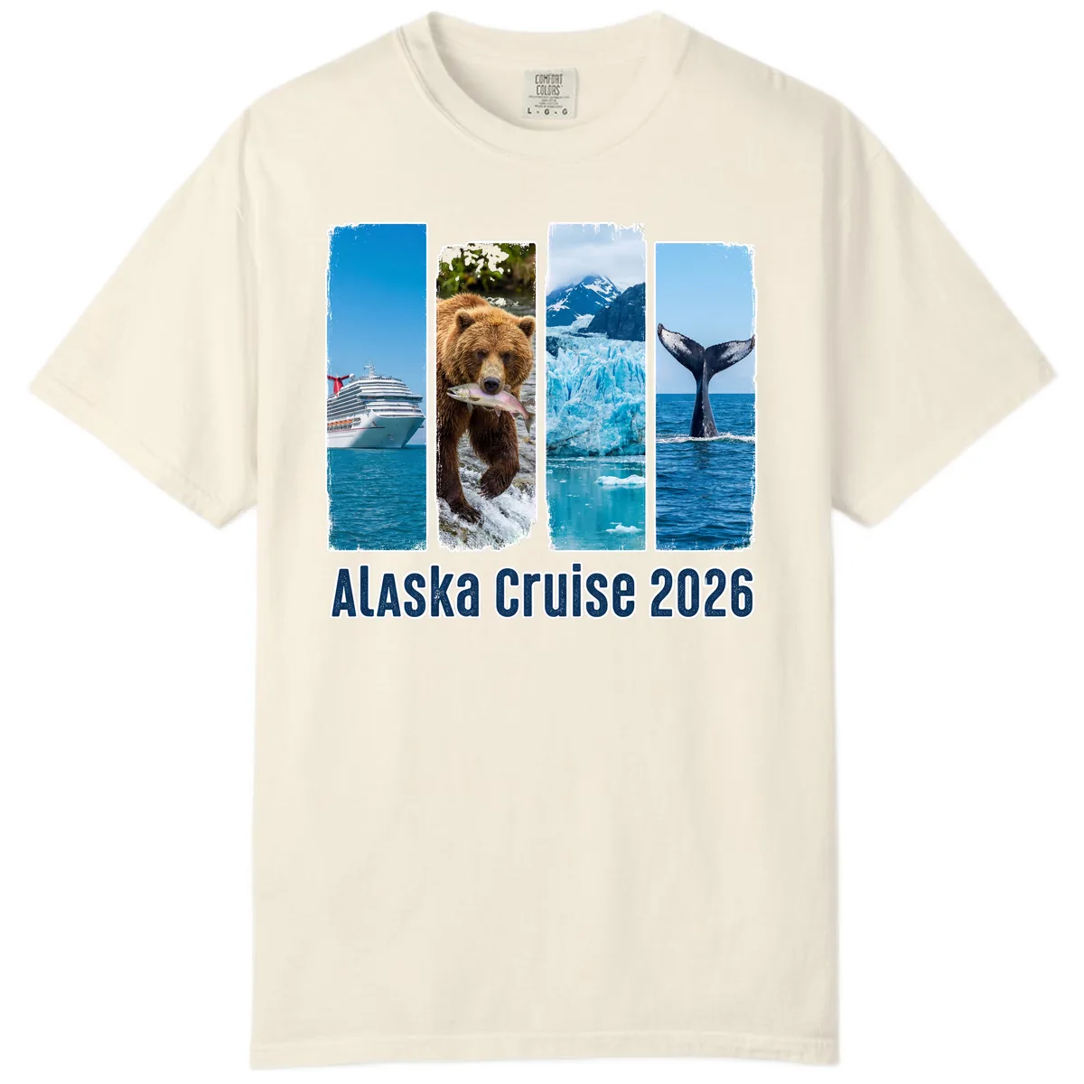 Alaska Cruise 2026 Adventure Panels Comfort Color in Ivory
