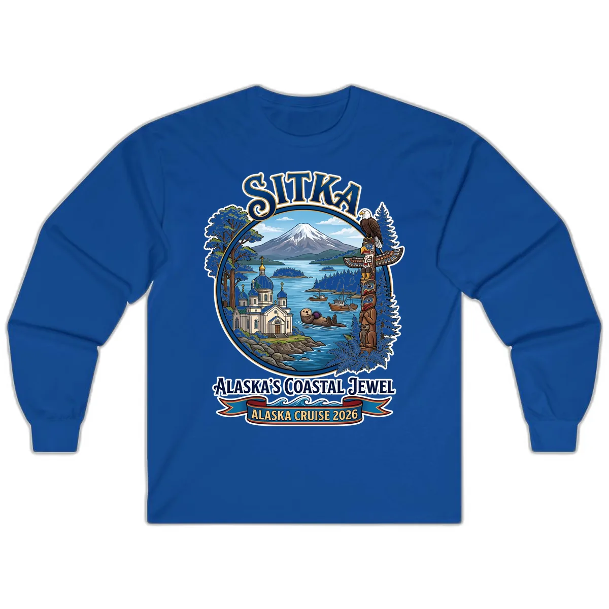 Sitka Alaska's Coastal Jewel Long Sleeve in Royal