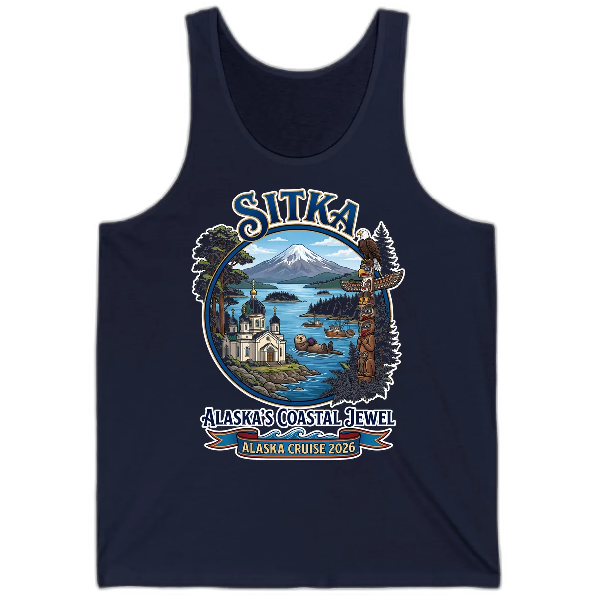 Sitka Alaska's Coastal Jewel Tank in Navy