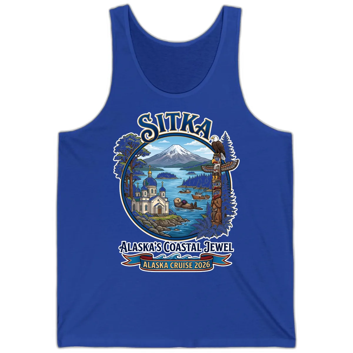 Sitka Alaska's Coastal Jewel Tank in True Royal