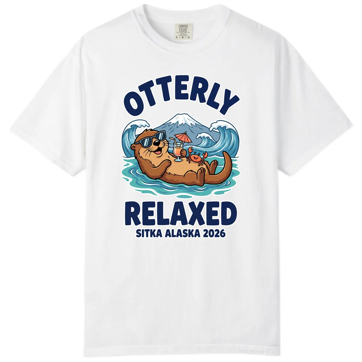 Otter Relaxed Sitka Alaska 2026 Comfort Color in White