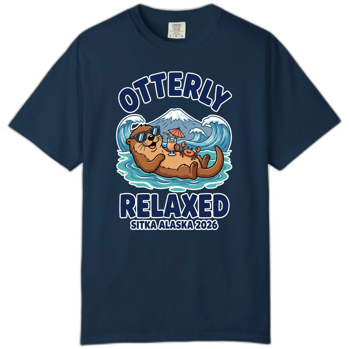 Otter Relaxed Sitka Alaska 2026 Comfort Color in True Navy