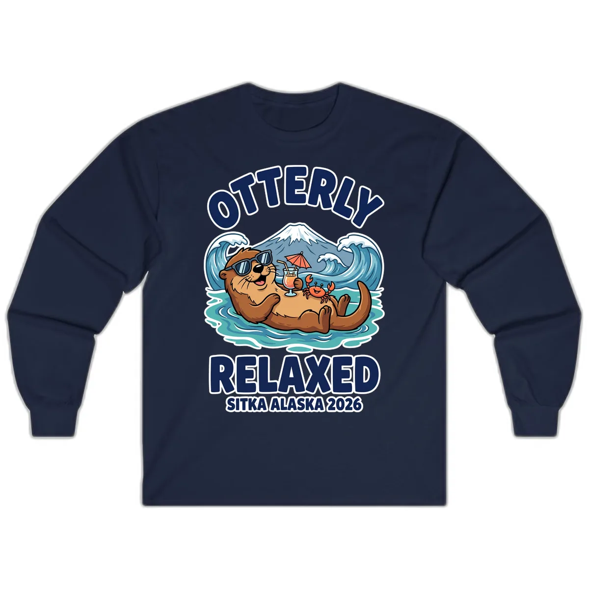 Otter Relaxed Sitka Alaska 2026 Long Sleeve in Navy