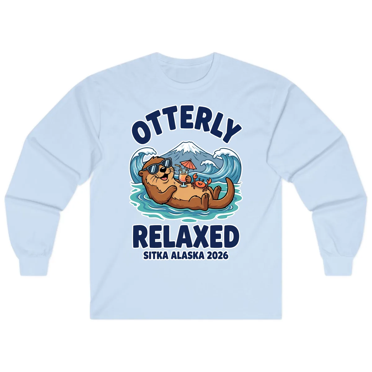 Otter Relaxed Sitka Alaska 2026 Long Sleeve in Light Blue