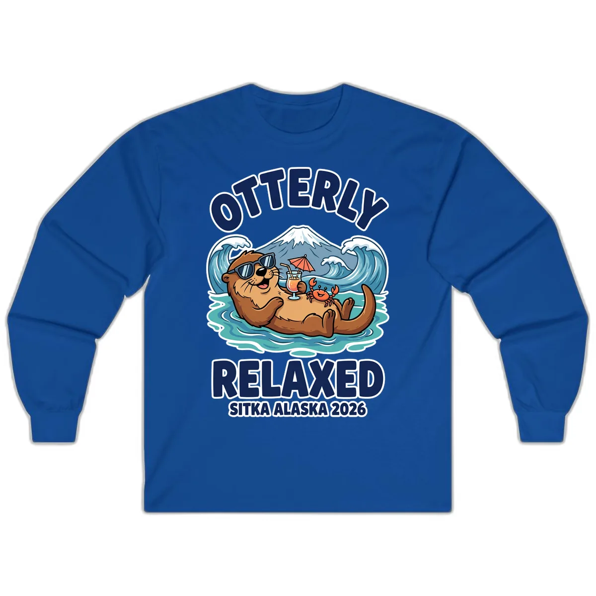 Otter Relaxed Sitka Alaska 2026 Long Sleeve in Royal