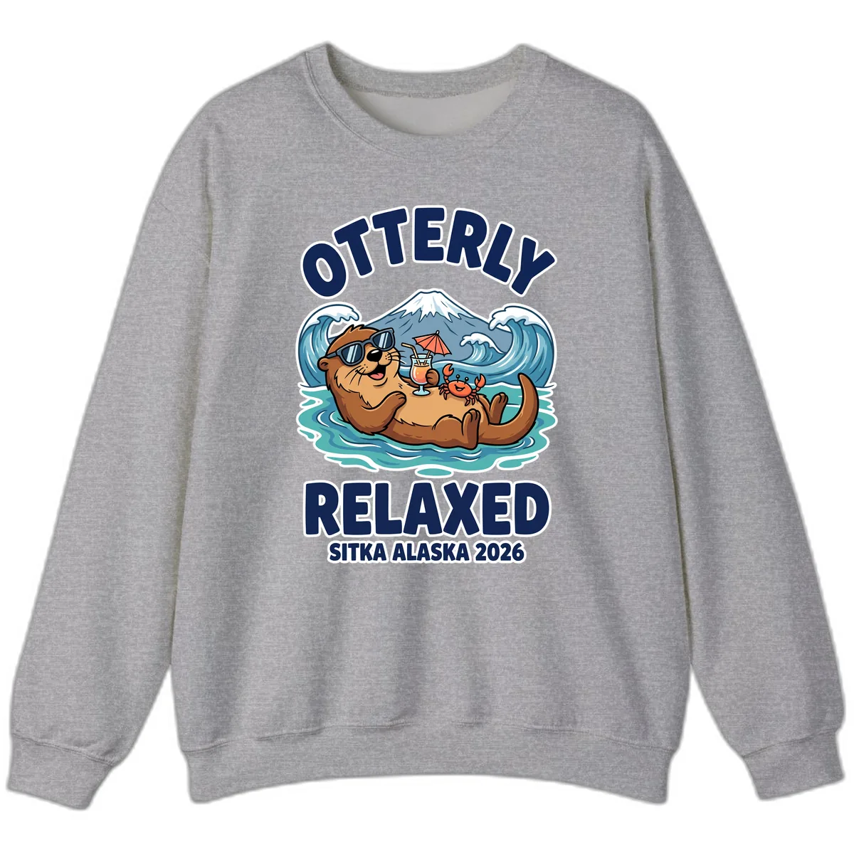 Otter Relaxed Sitka Alaska 2026 Sweatshirt in Sport Grey