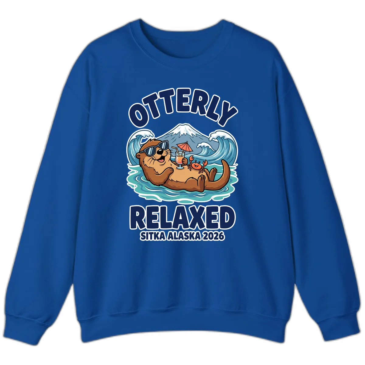 Otter Relaxed Sitka Alaska 2026 Sweatshirt in Royal