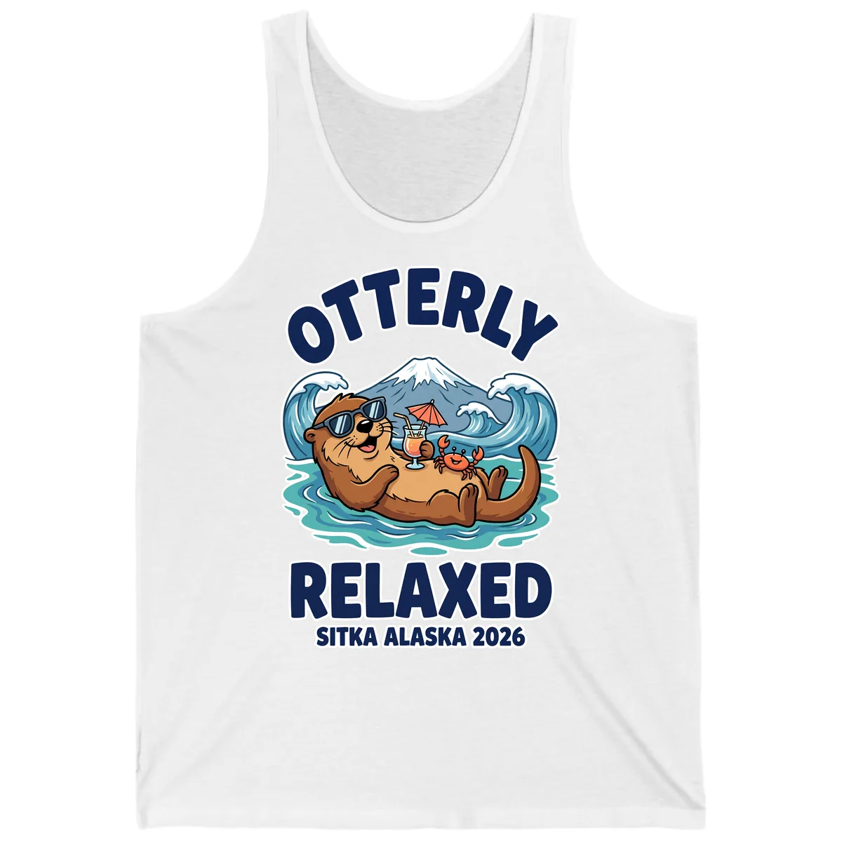 Otter Relaxed Sitka Alaska 2026 Tank in White
