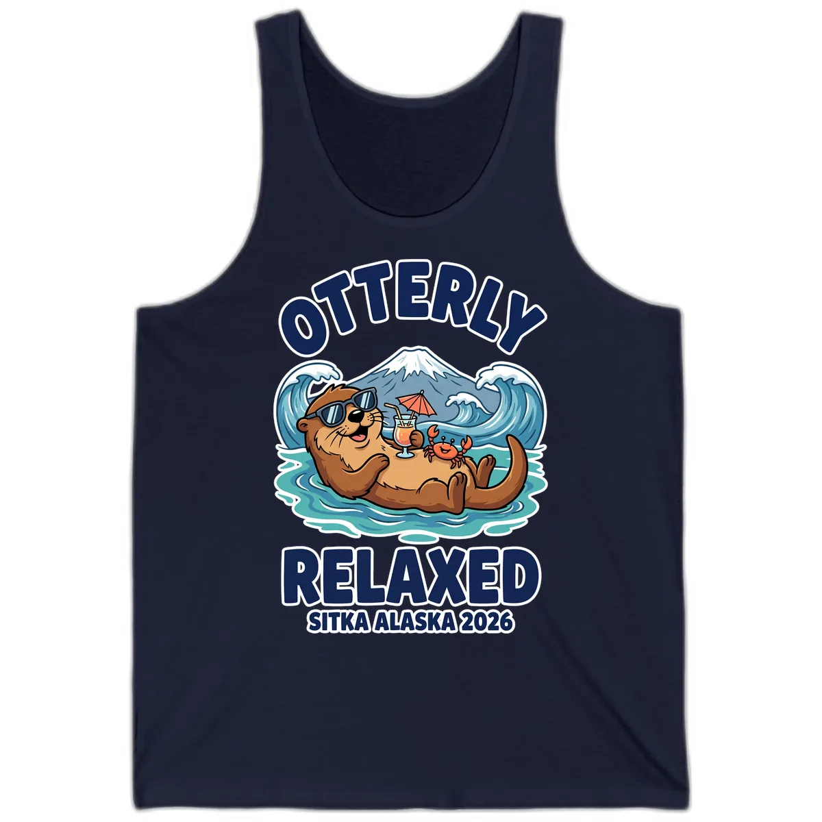 Otter Relaxed Sitka Alaska 2026 Tank in Navy