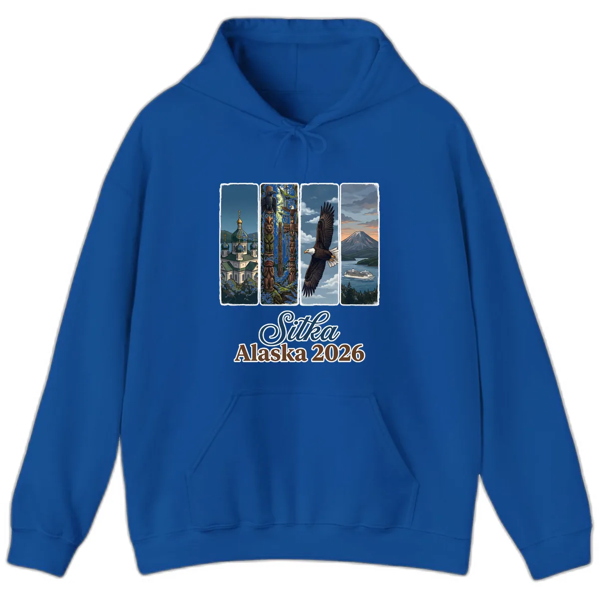 Sitka Alaska 2026 Cultural Icons Hoodie in Royal