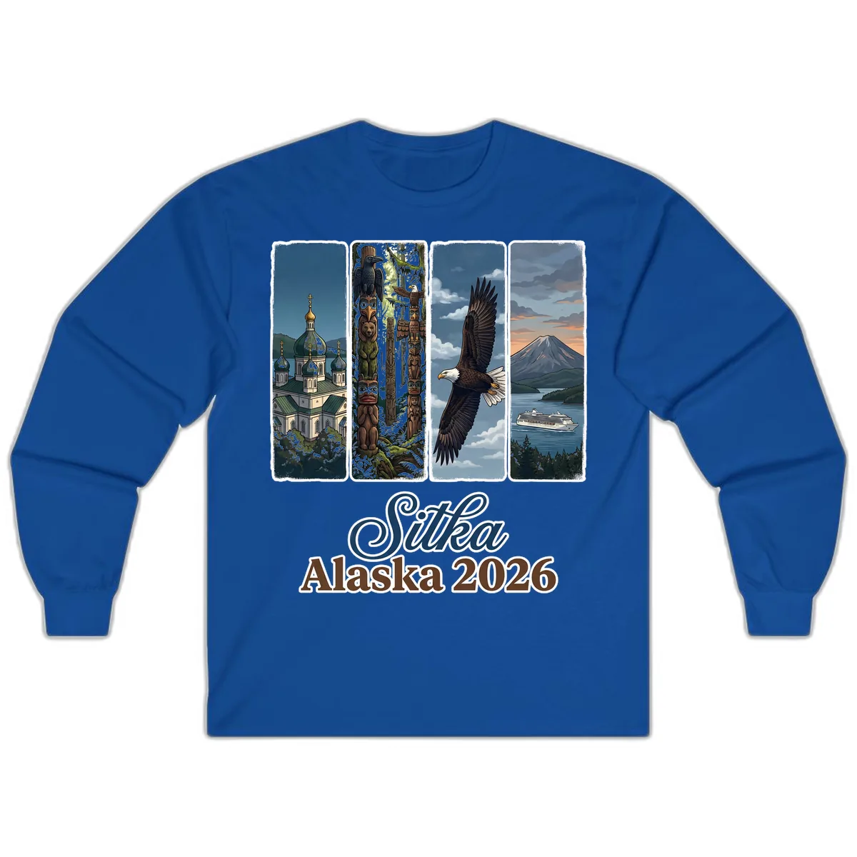 Sitka Alaska 2026 Cultural Icons Long Sleeve in Royal