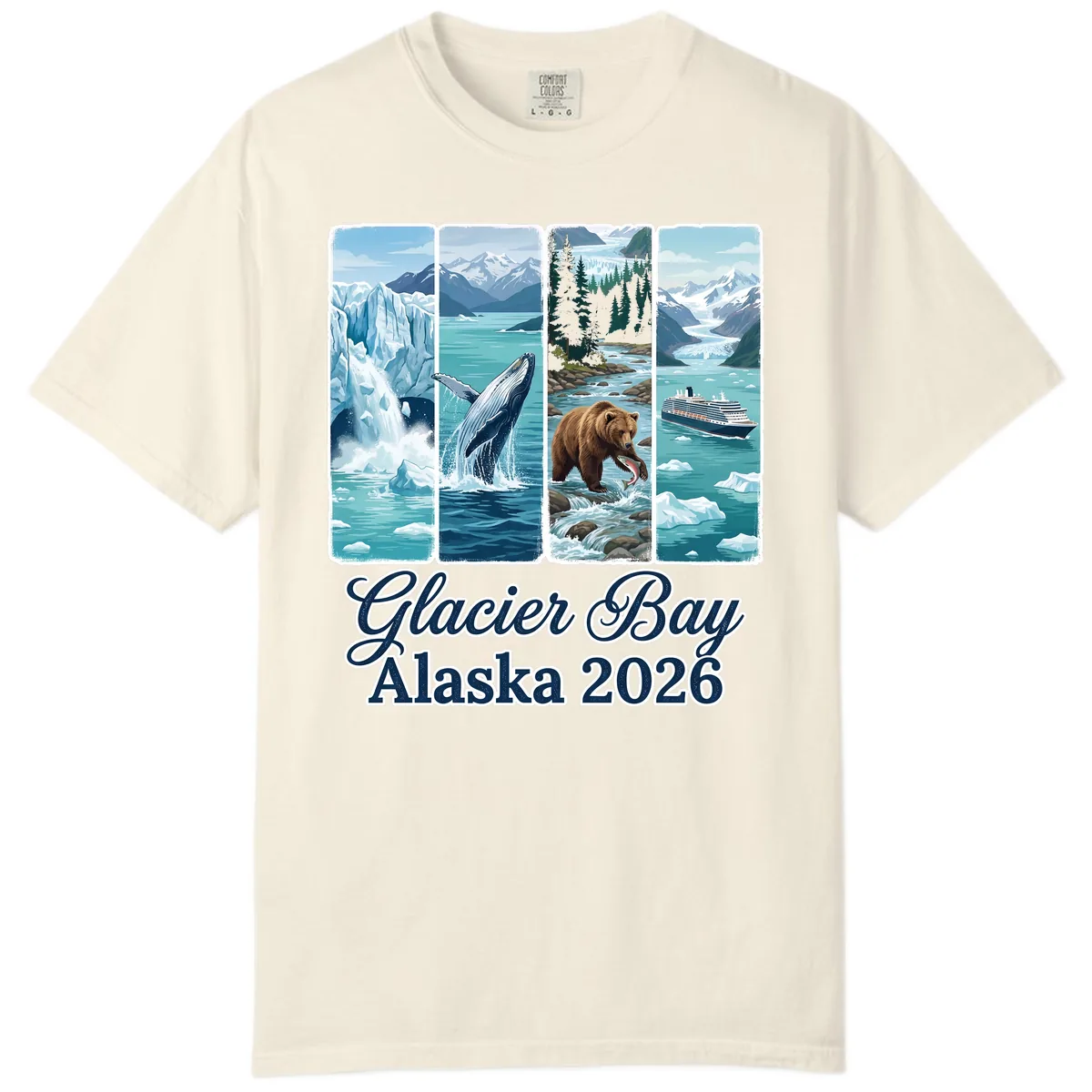 Glacier Bay Alaska 2026 Adventure Comfort Color in Ivory