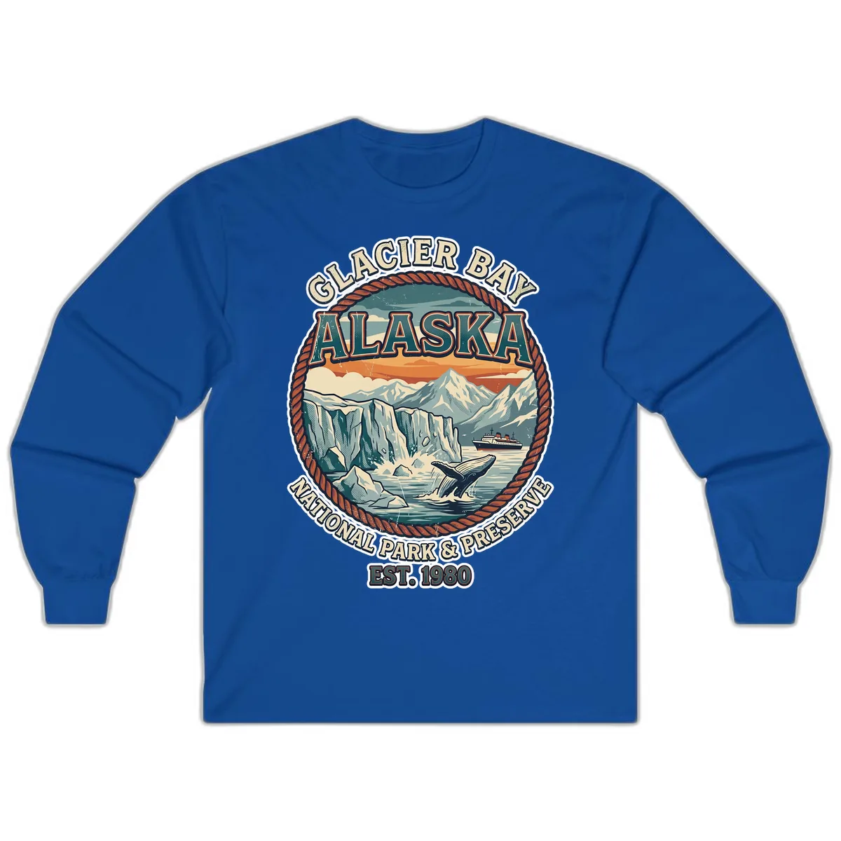 Glacier Bay National Park & Preserve Long Sleeve in Royal
