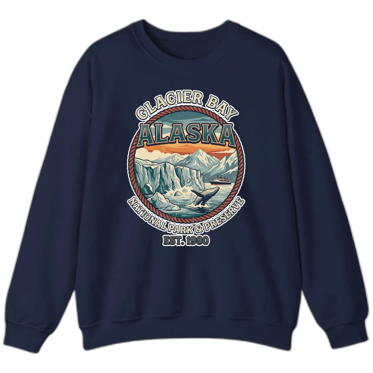 Glacier Bay National Park & Preserve Sweatshirt in Navy