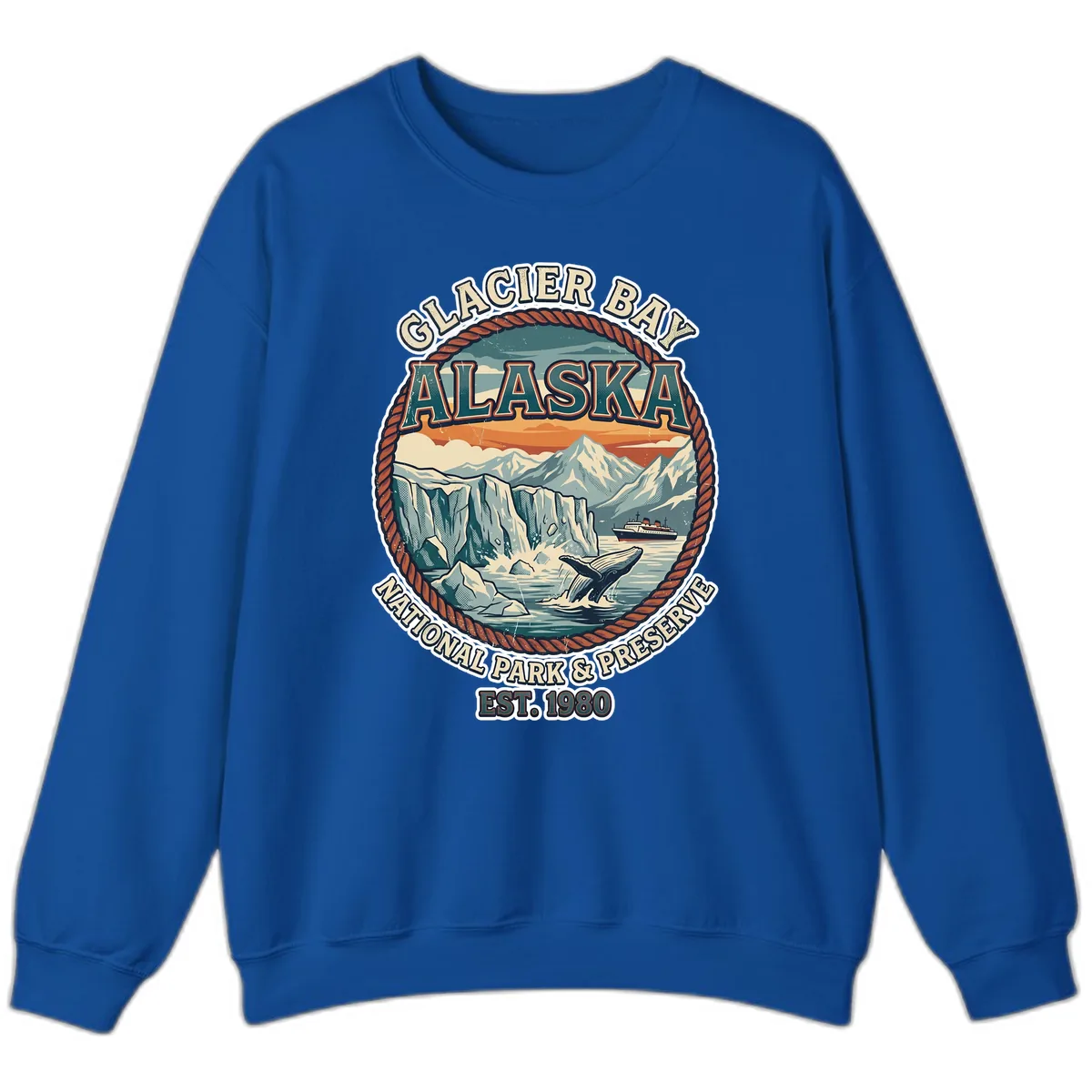 Glacier Bay National Park & Preserve Sweatshirt in Royal
